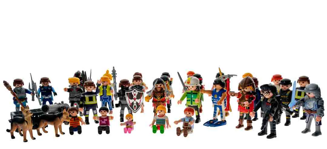 Konvolut Playmobil Figuren – 34 Stück mit Zubehör – verschiedene Themen & Epochen – Bild 2