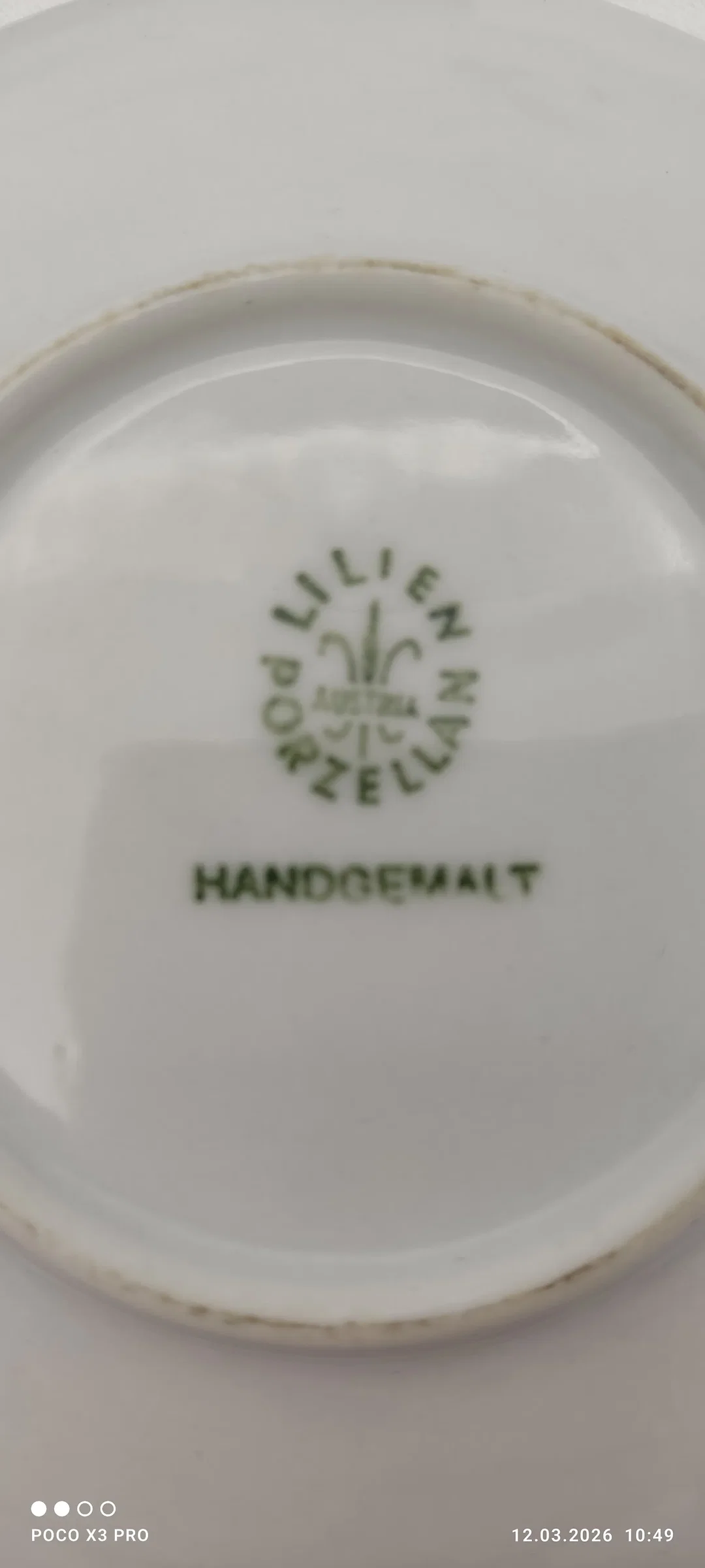 Lilien Porzellan Mocca-Untersetzer 6er | Sammlerstück – Bild 12