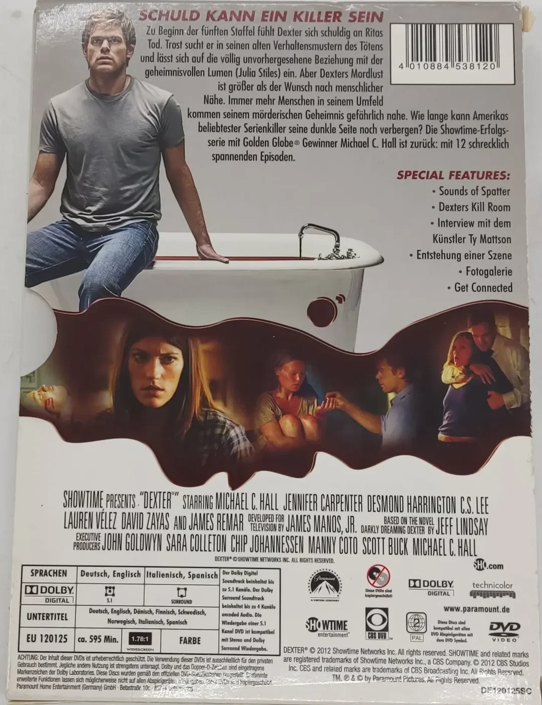 4 DVD's "Dexter" Die fünfte Season – Bild 3