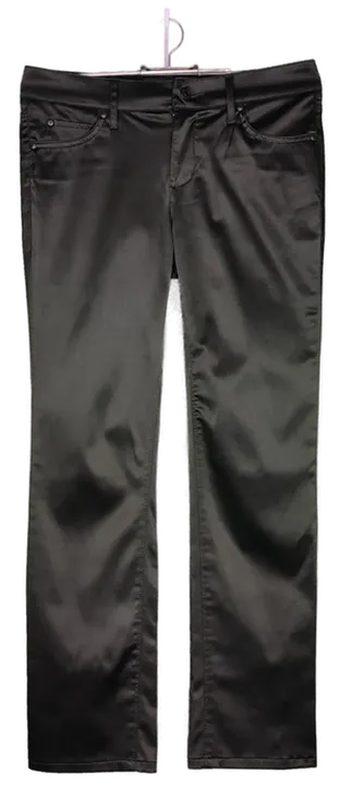 Mac Damen Hose schwarz glänzend - XS/34 - Bild 1