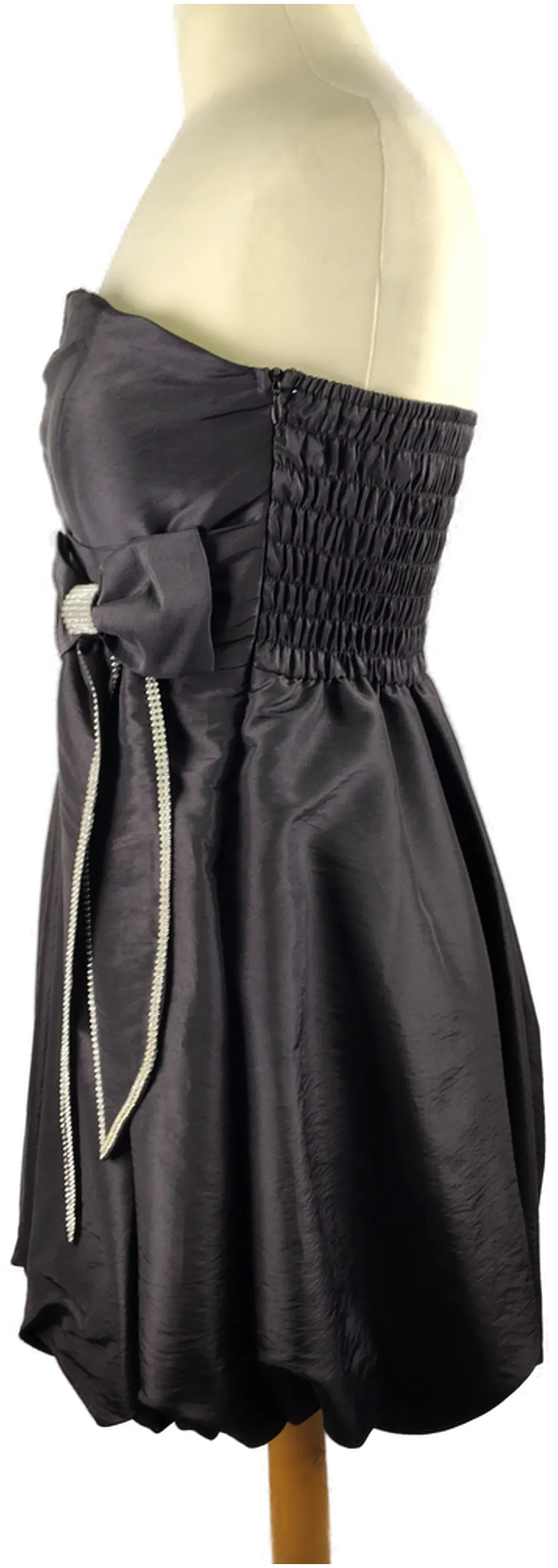Minikleid Sonstige Polyester Unifarben | Partybereit – Bild 2