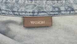  Yessica C&A Jeansbluse Damen, blau - Gr. 44 - Bild 4