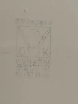 Gmundner Keramik Teelichthalter grün geflammt Höhe: 18 cm - Bild 3