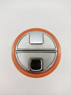 orangenes Tischfeuerzeug - Original Sarome - Bild 2