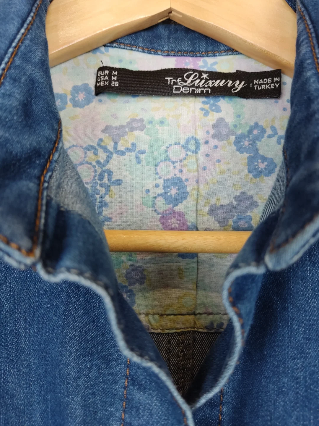 Trf Luxury Denim Damen Kleid blau Gr. M – Bild 3