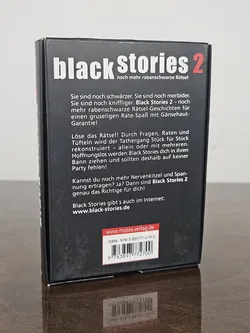 black stories 2 - noch mehr rabenschwarze Rätsel - Gesellschaftsspiel - moses.  - Bild 2