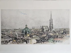 Wien - Luigi Kasimir - Radierung in Farbe  - Bild 2