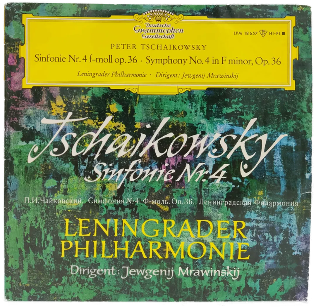 Vinyl LP - Peter Tschaikowsky, Mrawinskij - Sinfonie Nr. 4 f-moll op. 36  - Bild 2