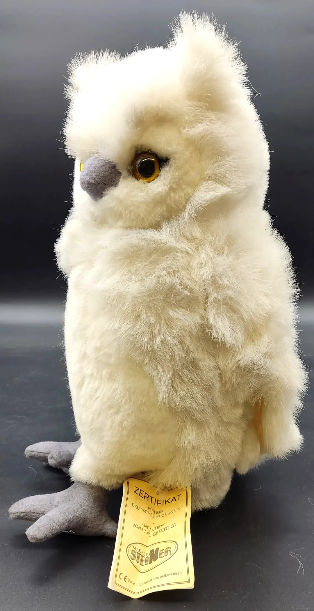Schneeeule "Elea" - Steiner Plüschtier – Bild 2