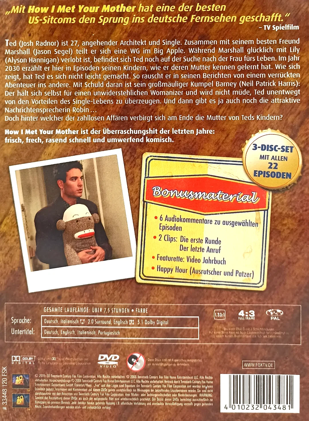 DVD "How I met your mother - Season 1" (3 DVDs) – Bild 2