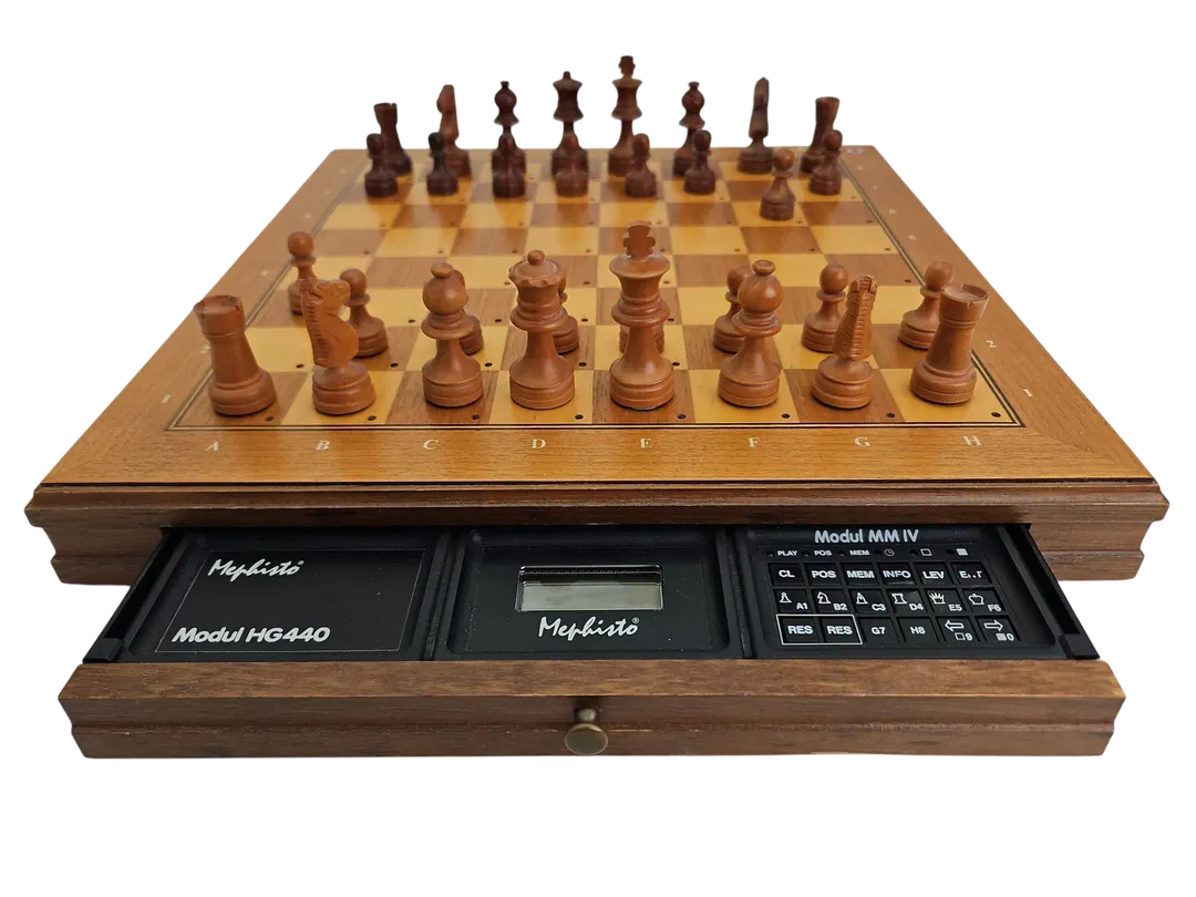 Mephisto Vintage Schachcomputer Exclusive IV - Hegener + Glaser - Bild 1