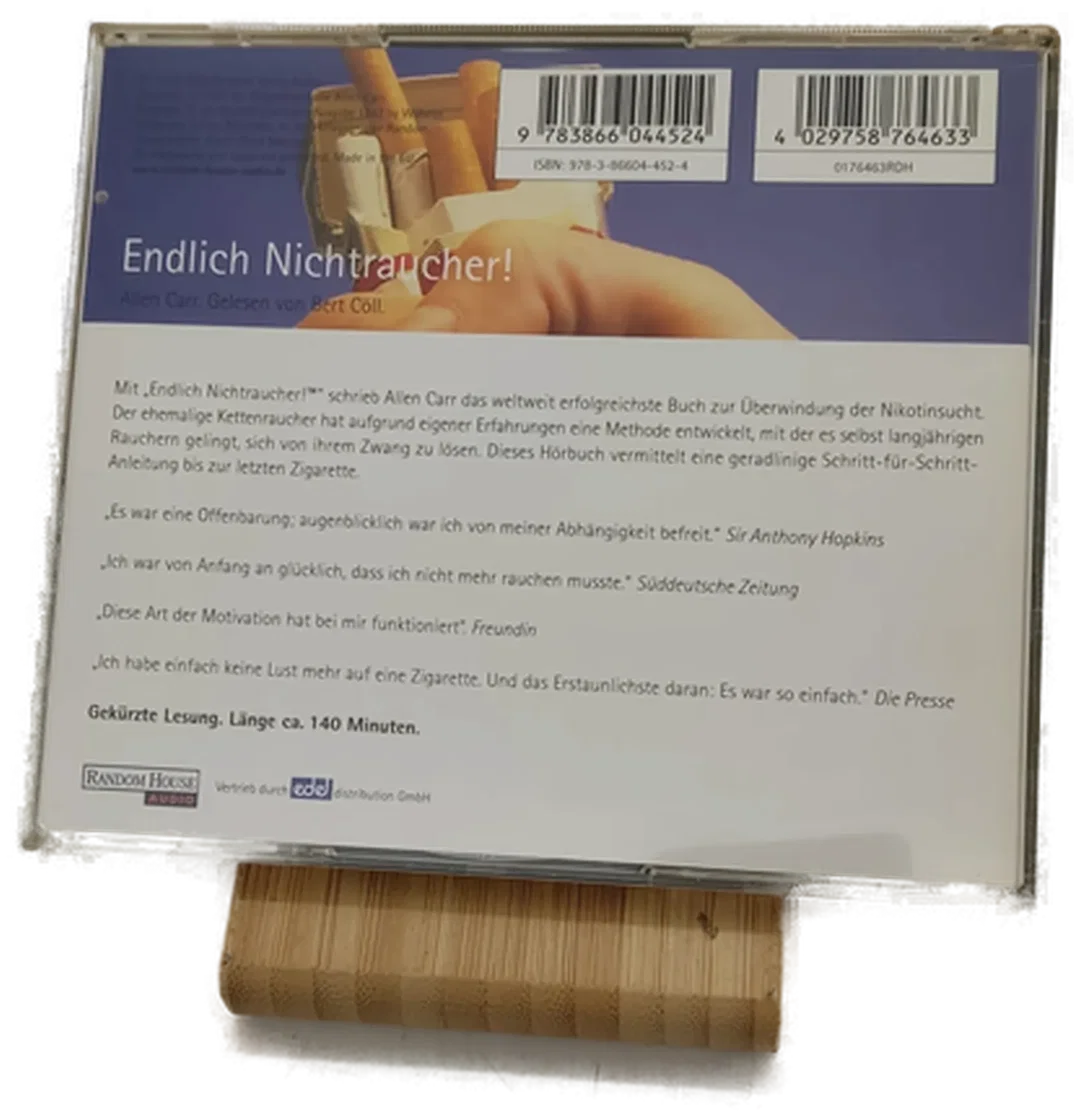 Allen Carr CD "Endlich Nichtraucher"  – Bild 3