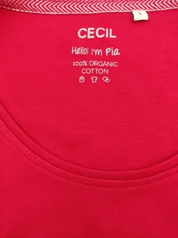 Cecil Damen Sweater Shirt langarm rot - L/40 - Bild 5