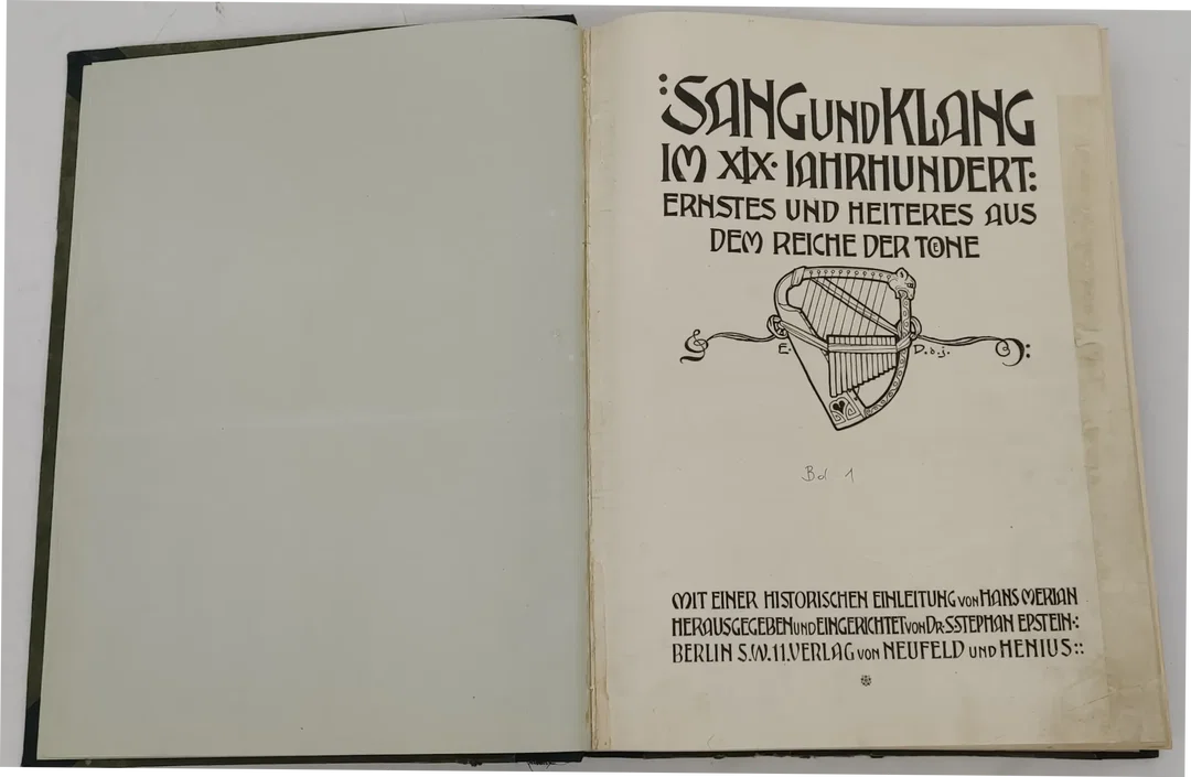 Buch Singen und Klang im 19. & 20. Jahrhundert: Deutsches Musikbuch – Bild 2