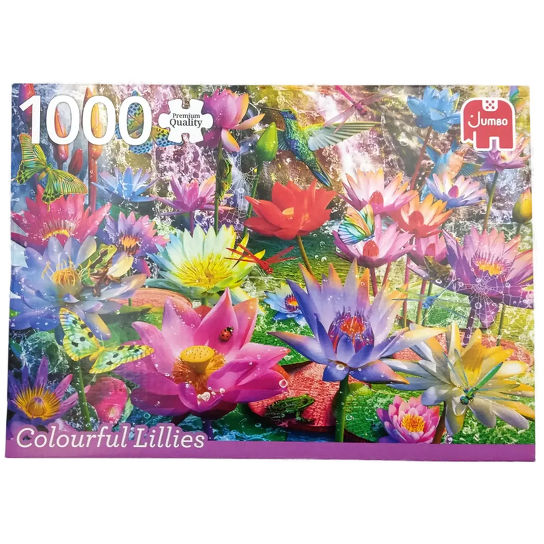 Jumbo Coloreful Lillies 1000 Teile - Bild 4