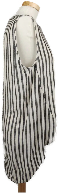 Damenbluse gestreift beige-schwarz/ L/40 - Bild 3