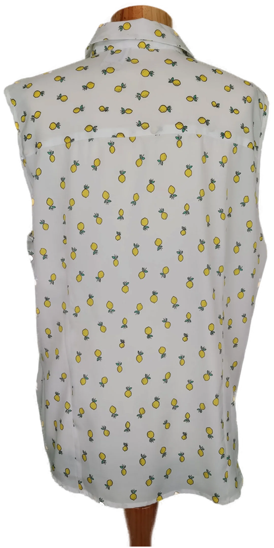 Aproductz Damen Top weiß gemustert mit Zitronen - L/44 – Bild 2