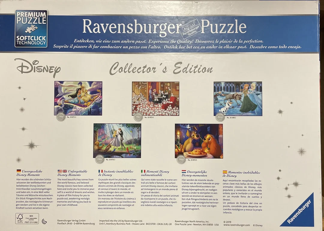 Ravensburger - Puzzle 1000 Teile - Collector´s Edition - Disney - Susi und Strolchi  – Bild 2