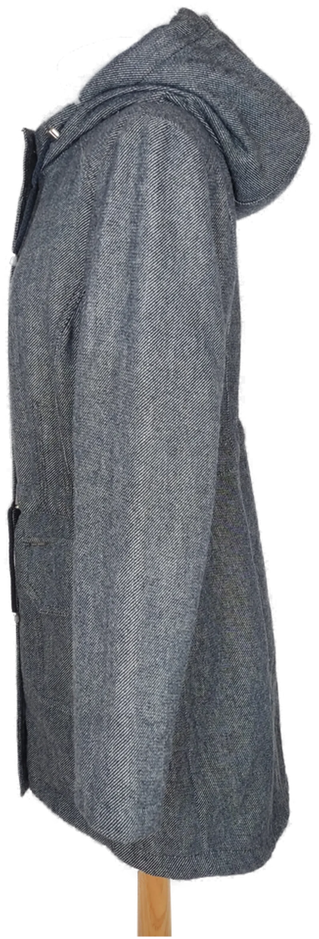comma, Damen Kapuzenjacke grau/blau - L/40 – Bild 3