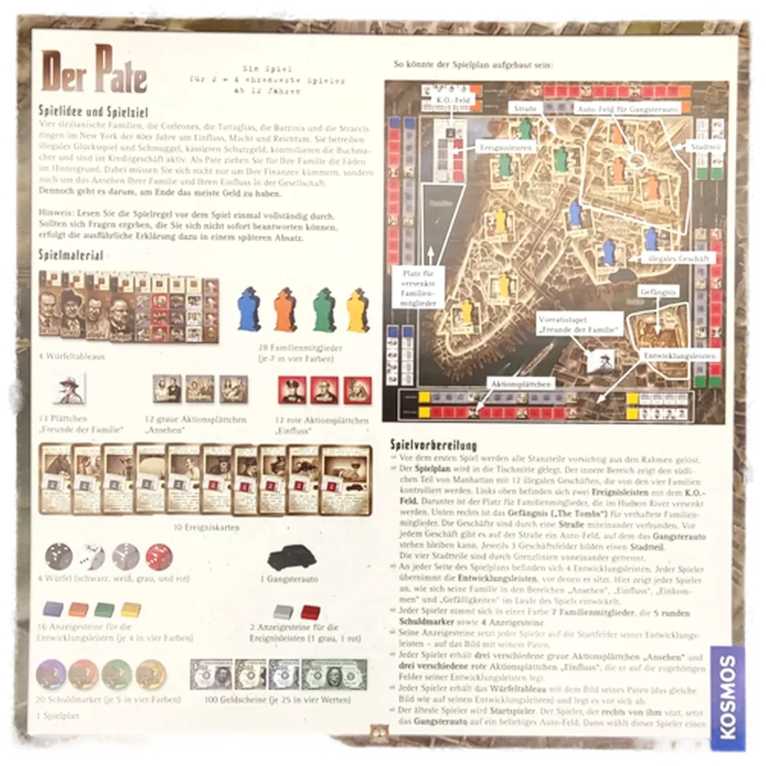 Kosmos Brettspiel - "Der Pate" – Bild 11