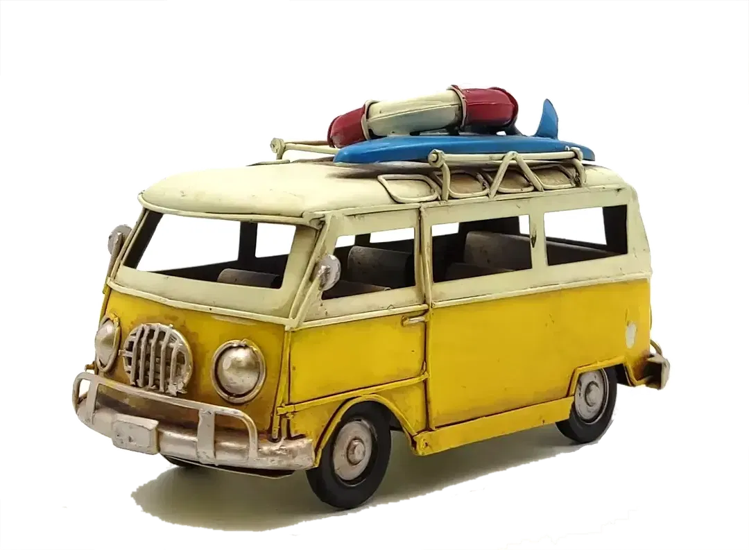 Vintage Volkswagen Camper Van Modell gelb - Bild 1