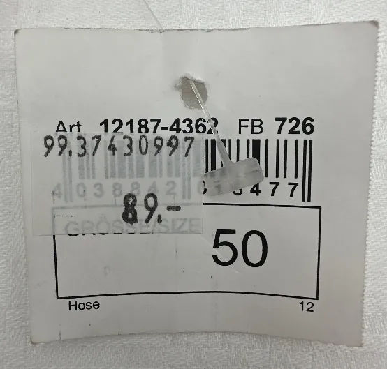 Samoon - Damen 3/4 Hose - Gr. 50 – Bild 4