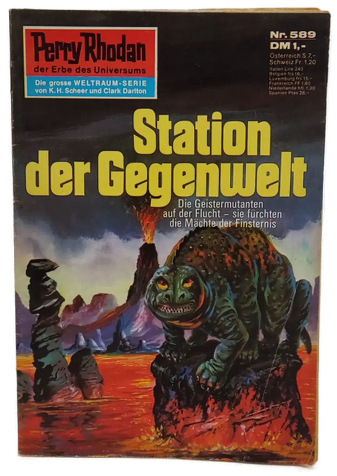 Romanheft Perry Rhodan Station der Gegenwelt Erstauflage Nr.589 - Bild 2
