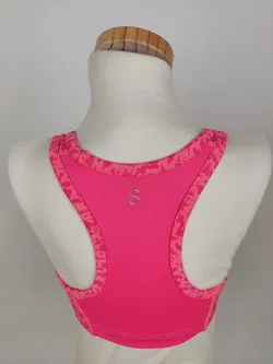 Bustier, pink gemustert, Größe 128/140 (geschätzt) - Bild 3