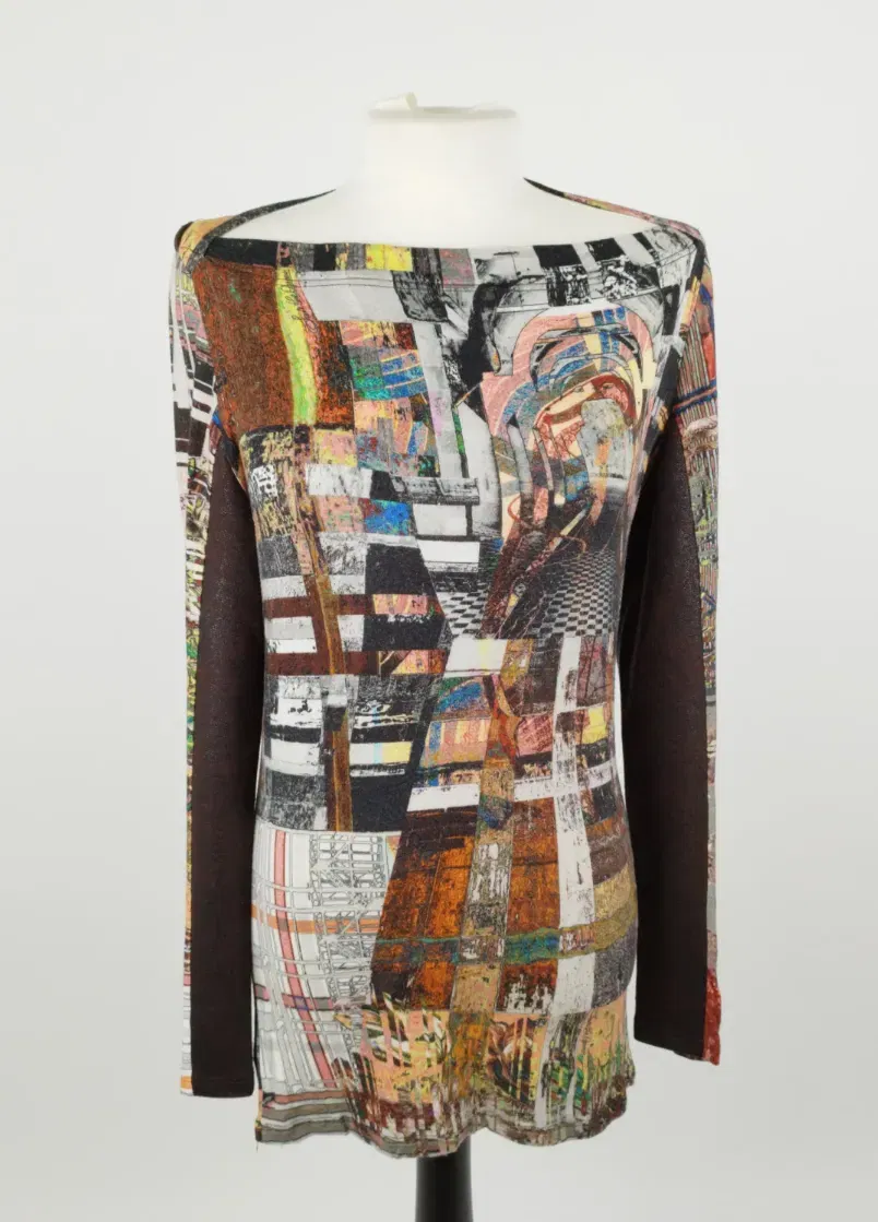 Save The Queen! Oberteil Langärmelig - XL, 62% Viskose, 20% Polyester, 13% Wolle, 5% Elasthan - Bild 4