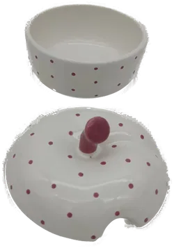 Gmundner Keramik  Zuckerdose 