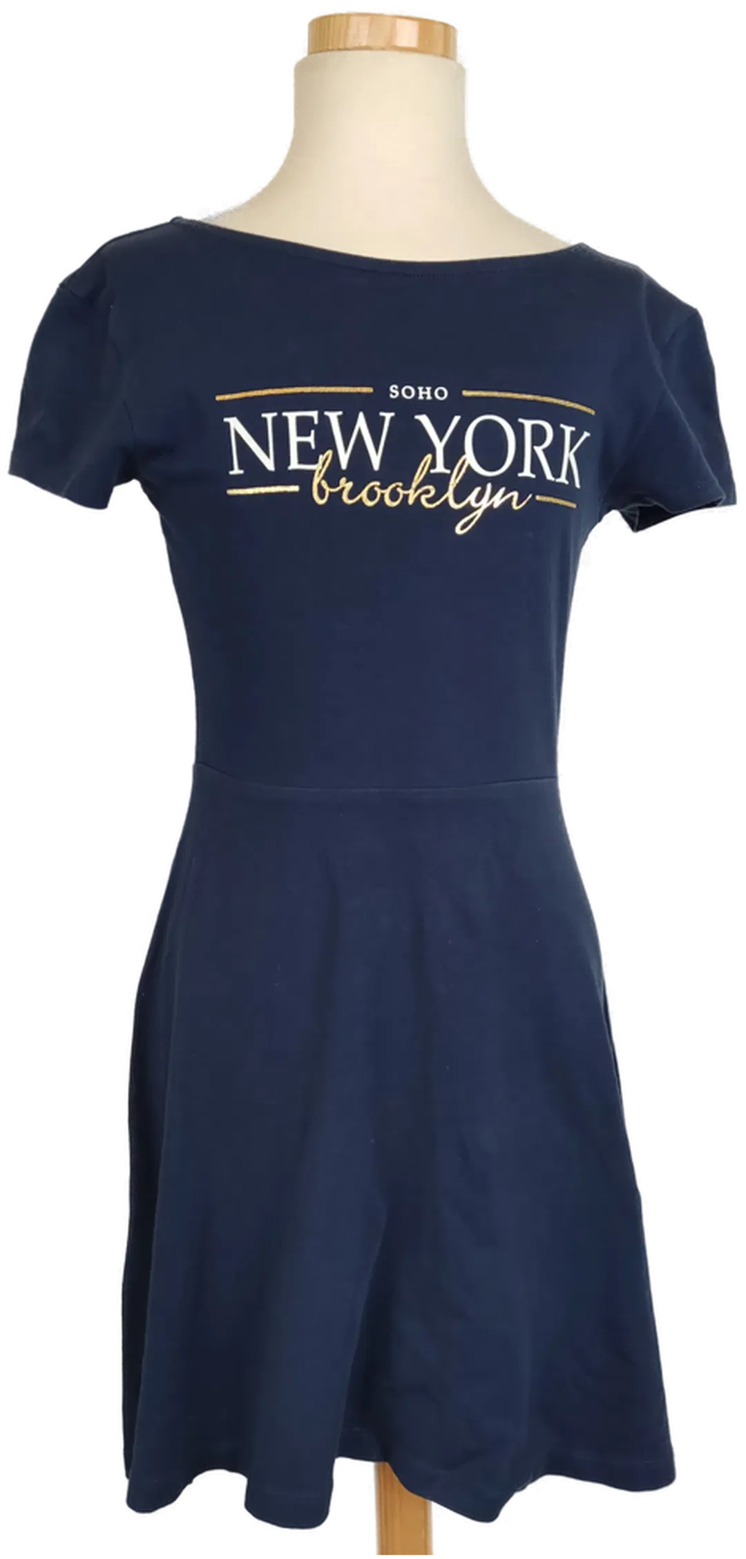 H&M Kinder Kleid marine Gr. 146/152 - Bild 4