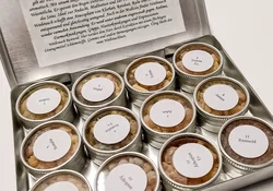 World of Incense Räucherset spirituell 12 Weihrauch-Variationen NEU & OVP Metalldose - Bild 3