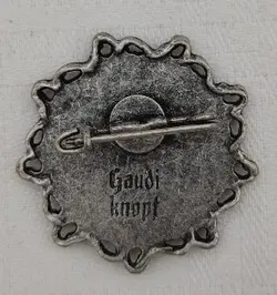 Gaudiknopf - Anstecknadel - Bild 3