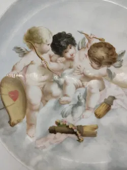 Sammel- Wandteller Porzellan Engelmotiv - Bild 2