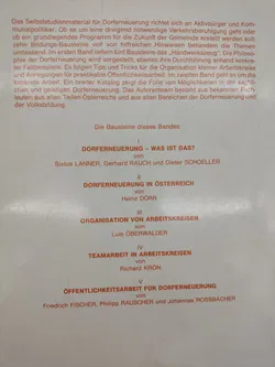 Dorferneuerung. Anregung zum Mitmachen. Band I: Bausteine 1-5 - Dieter Schoeller [Hrsg.] - Bild 2