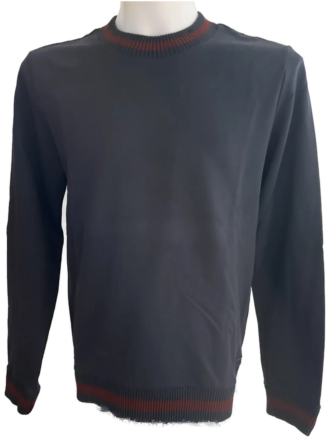 HUGO BOSS Herren Pullover Gr. L Slim Fit blau – Bild 1