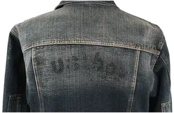 Herren Jeansjacke Just Boy, Gr. L, mit trendigen Applikationen - Bild 4