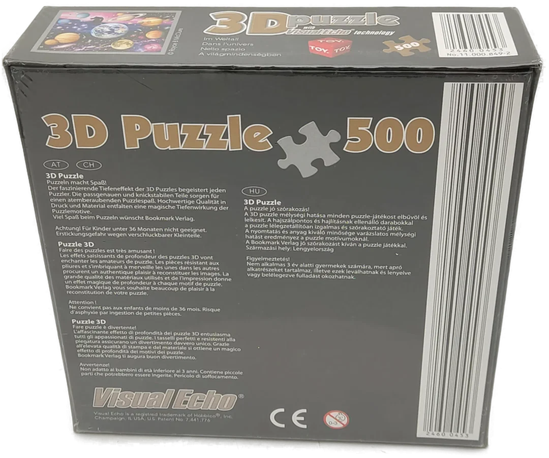 3D-Puzzle Toy, 500 Teile, Visual Echo | Im Weltall/Planeten – Bild 3