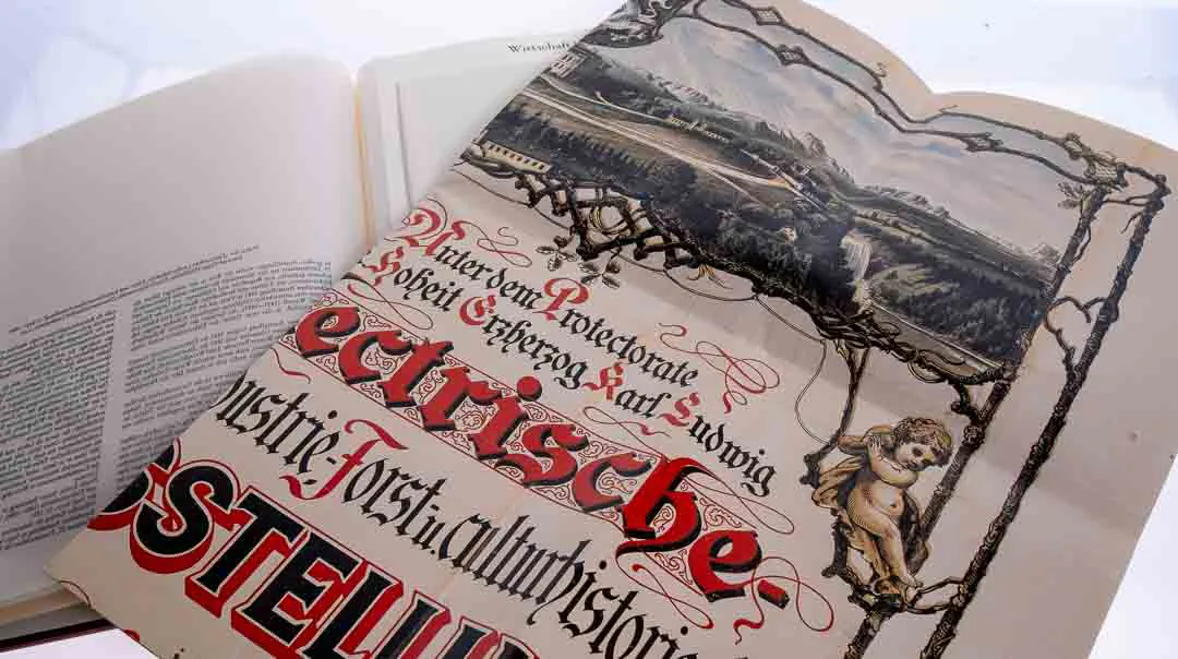 Archiv 6 Bände "Oberösterreich Edition" in roten Kunstledermappen – Bild 9