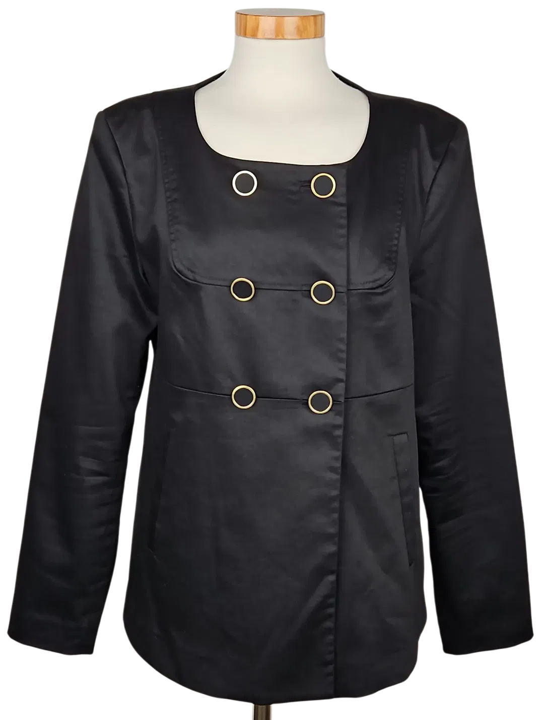 H&M Damen Blazer, schwarz - Gr. XXL  - Bild 1