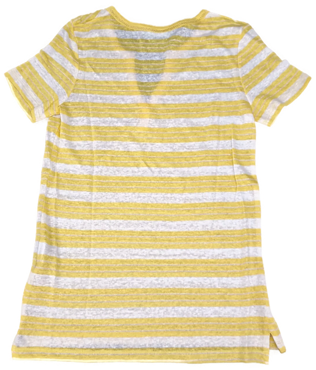 United Colors of Benetton Kindershirt gelb/weiß Gr. XS/ECH – Bild 2