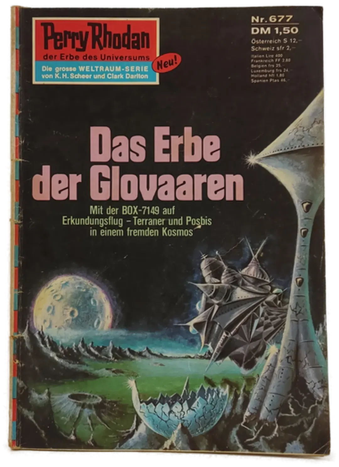 Romanheft Perry Rhodan Das Erbe der Glovaaren Erstauflage Nr.677 - Bild 1