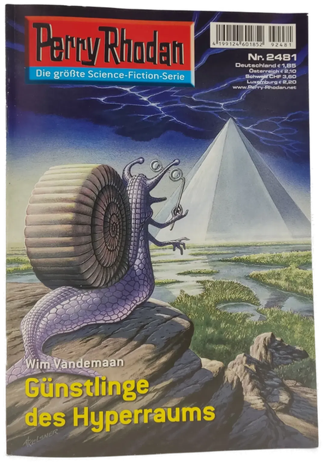 Romanheft Perry Rhodan Günstlinge des Hyperraums Erstauflage Nr. 2481 - Bild 2