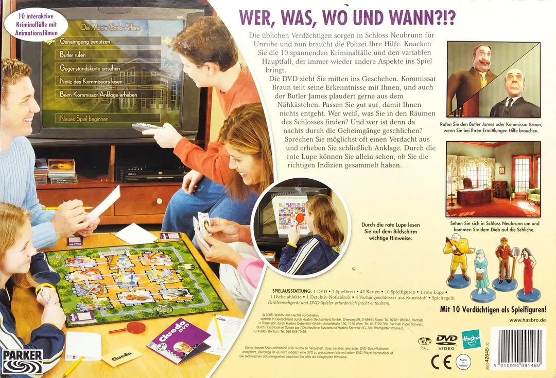 Cluedo DVD Brettspiel - Gesellschaftsspiel - Parker – Bild 2