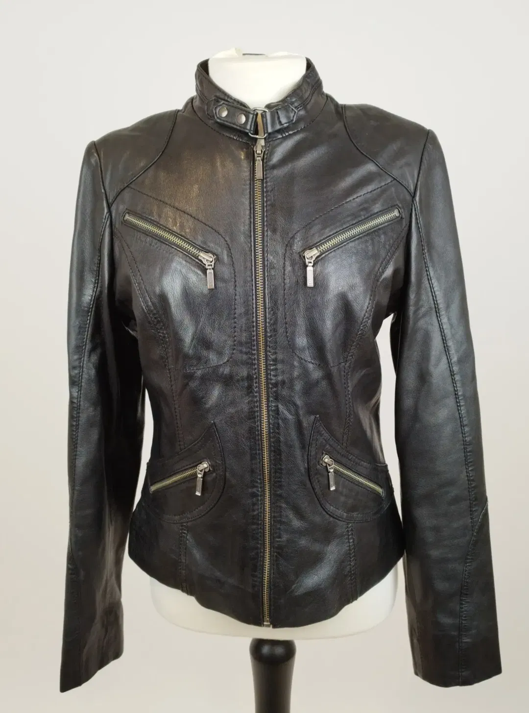 Saki Collection Lederjacke - Gr. 36 - Bild 4