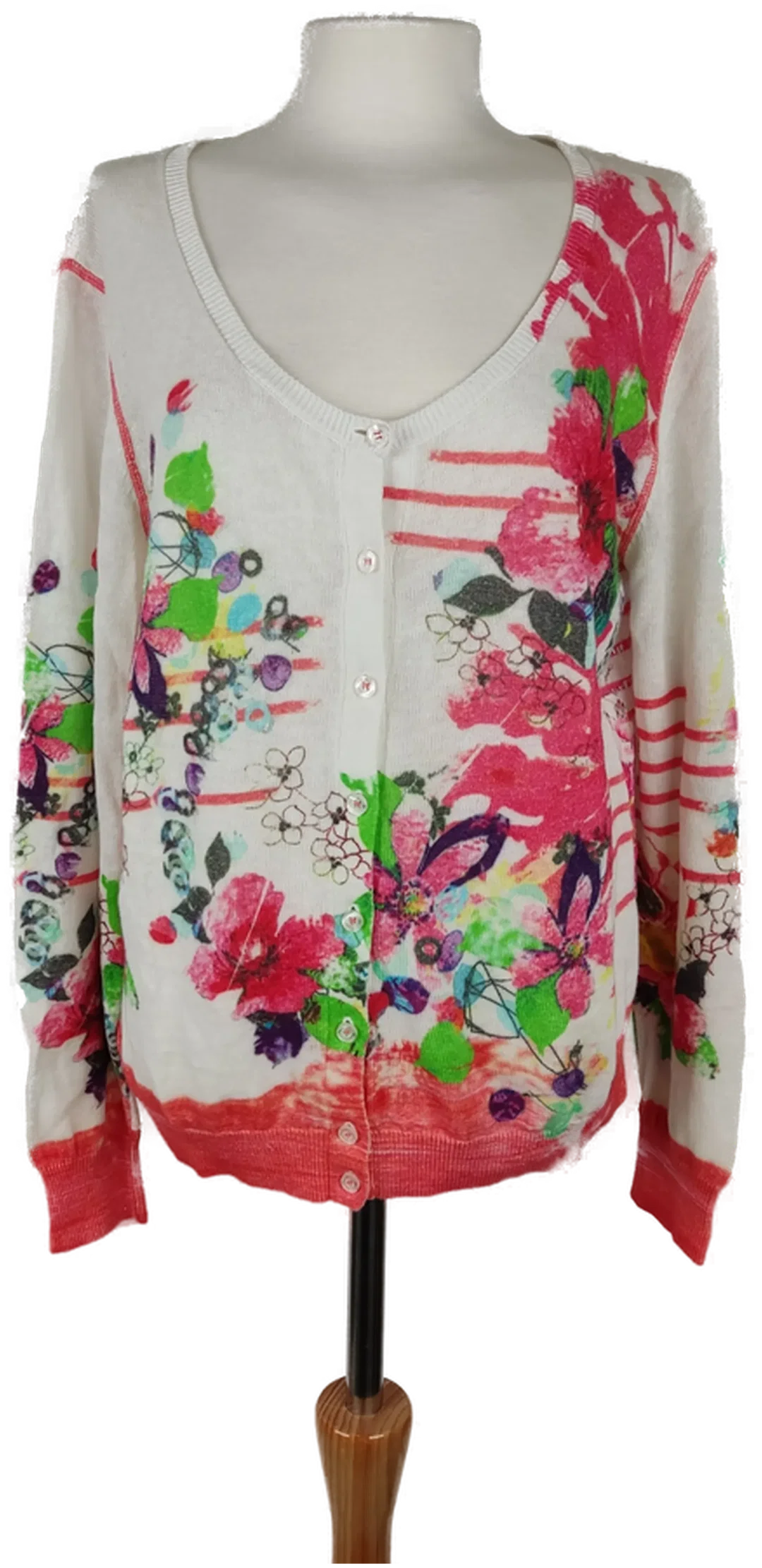 Marc Aurel Cardigan Geblümt | Einmaliges Unikat - Bild 4