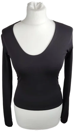 Damen-Longsleeve in Schwarz | Zeitloser Klassiker – Vorschau 1