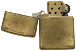 Zippo Feuerzeug Messing – Original, Made in USA (2009) - Bild 3