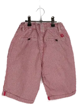 Cyrillus Jungen Short rot-weiß-gestreift - 140 - Bild 2