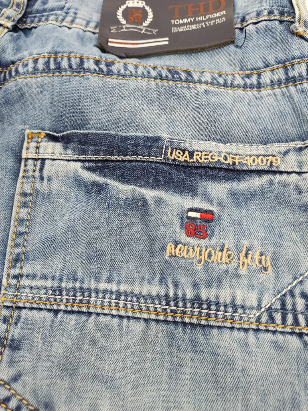 Tommy Hilfiger Herren Short Blau Gr. 34 – Bild 4